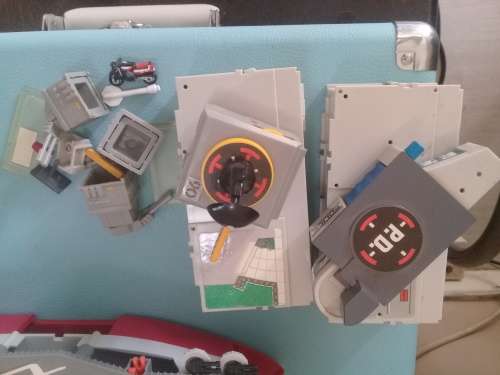 Vintage 1988 Micro Machines Aircraft Carrier + lots of extra's